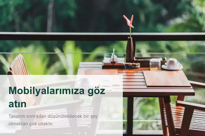 Balkon Yemek Masası Takımı - Afrogarden.co